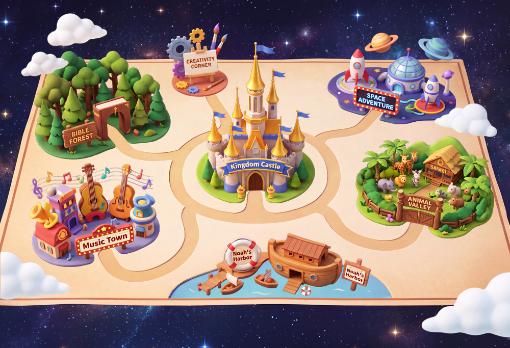 Wonder World Map